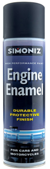 Simoniz Engine Enamel Paint Matt Black 300ml